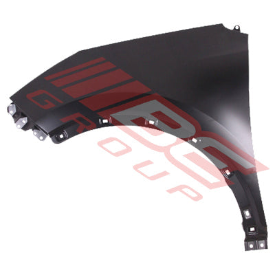 1501231-01CF - FRONT GUARD - L/H - W/OUT SIDE LAMP HOLE - CERTIFIED - TO SUIT - KIA SPORTAGE 2016-
