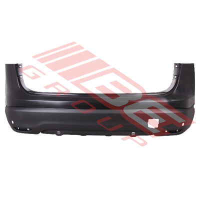 1621795-00CF - REAR BUMPER - MAT/BLACK - W/SENSOR HOLE - CERTIFIED - TO SUIT - NISSAN QASHQAI/DUALIS - J11 - 2014-