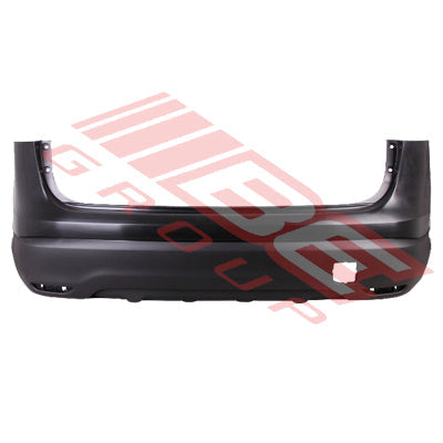 1621795-01CF - REAR BUMPER - MAT/BLACK - W/OUT SENSOR HOLE - CERTIFIED - TO SUIT - NISSAN QASHQAI/DUALIS - J11 - 2014-