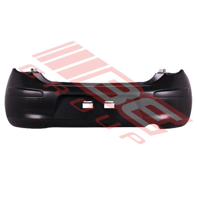1628195-01CF - REAR BUMPER - MAT/BLACK - W/OUT SENSOR HOLE - CERTIFIED - TO SUIT - NISSAN MARCH/MICRA - K13 - 2010-