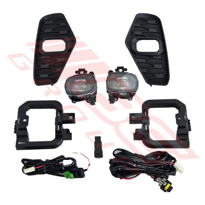 1645494-60 - FOG LAMP SET - L&R - WITH COVERS, WIRING - TO SUIT - NISSAN NAVARA D23 NP300 2021- F/LIFT