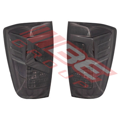 1645498-95PG - REAR LAMP SET - L&R - LED - SMOKEY TO SUIT - NISSAN NAVARA D23 NP300 2021- F/LIFT