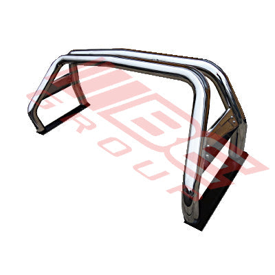 2588272-72 - ROLL BAR - STAINLESS STEEL - DOUBLE CAB - FOR 2588271-60 - TO SUIT - FORD RANGER PX1 PX2 PX3 2012-