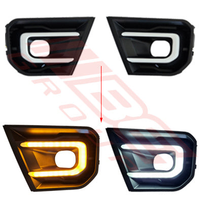 2588394-70PG - FOG LAMP COVER SET - L&R - W/LED WILDTRACK ONLY - TO SUIT - FORD RANGER 2022-