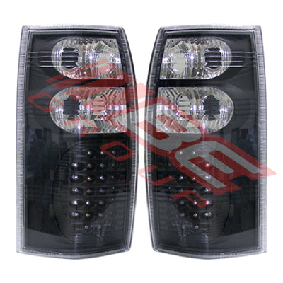 2816098-77PG - REAR LAMP - SET - L&R - LED STYLE - BLACK TO SUIT - HOLDEN COMMODORE VT/VX/VY/VZ UTE/WAGON