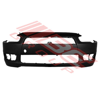 3724390-00CF - FRONT BUMPER - PRIMED - BLACK - CERTIFIED - TO SUIT - MITSUBISHI LANCER CY 2008-