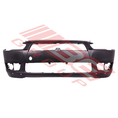 3724390-01CF - FRONT BUMPER - PRIMED BLACK - W/SPOILER HOLE - CERTIFIED - TO SUIT - MITSUBISHI LANCER CY 2008-