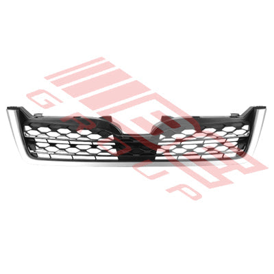 6703399-01CF - GRILLE - MAT/DARK GREY - W/SILVER MOULDING - CERTIFIED - TO SUIT - SUBARU FORESTER SJ 2014- 2.5L