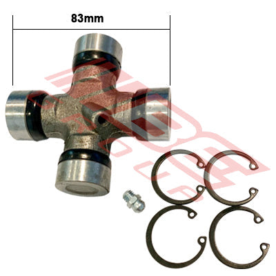 UNIVERSAL JOINT - DRIVE SHAFT - 27mm CAP x 82mm CROSS - TO SUIT - TOYOTA HILUX 2005- 2WD