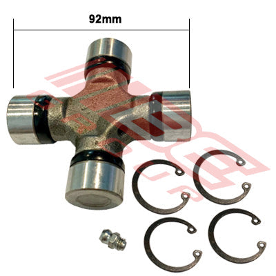 UNIVERSAL JOINT - DRIVE SHAFT - 27mm CAP X 92mm CROSS - TO SUIT - TOYOTA HILUX 2005- 4WD