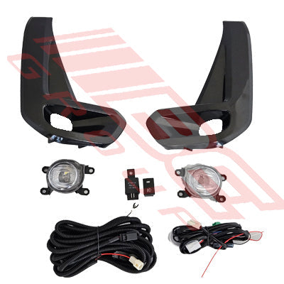 8128294-90 - FOG LAMP SET - L&R - WITH COVERS, WIRING & SWITCH - TO SUIT - TOYOTA HILUX 2020- FACELIFT