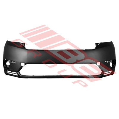 8137190-10CF - FRONT BUMPER - PRIMED BLACK - CERTIFIED - TO SUIT - TOYOTA HIGHLANDER/KLUGER 2010- F/LIFT