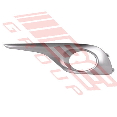 8137194-71 - FOG LAMP COVER - L/H - PAINTED SILVER/GREY - W/HOLE - TO SUIT - TOYOTA HIGHLANDER/KLUGER 2010- F/LIFT