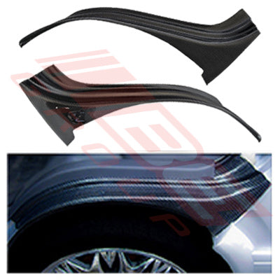 8194110-09PG - FRONT DOOR SILL PANEL SET - 2 PCS - CARBON - TO SUIT - TOYOTA HIACE 2004-