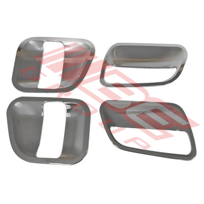 8194110-20PG - DOOR HANDLE COVER SURROUND - SET - 4PCS - CHROME TO SUIT - TOYOTA HIACE 2004-