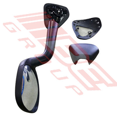 8194116-09 - BLIND SPOT MIRROR W/ARM - BLACK COVER - L/H - TO SUIT - TOYOTA HIACE 2004-