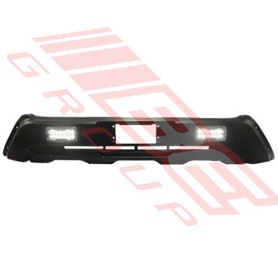 8194190-31PG - FRONT PLASTIC NUDGE BAR - WITH FOG LAMPS - TO SUIT - TOYOTA HIACE 2014- F/LIFT LATE NARROW
