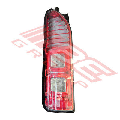 8194198-62PG - REAR LAMP - SET - L&R - LED - RED BASE/CLEAR LENS TO SUIT - TOYOTA HIACE 2004-