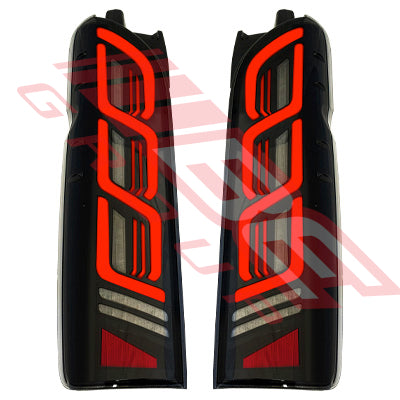 8194198-72PG - REAR LAMP - SET - L&R - LED - SMOKED TYPE - TO SUIT - TOYOTA HIACE 2004-
