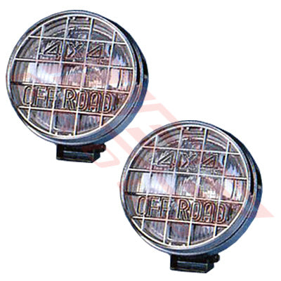 SL-9921 - DRIVE LAMP SET - 2PCS - CLEAR LENS - TO SUIT - H3/12V/55W - PLASTIC HOUSING - 6 INCH
