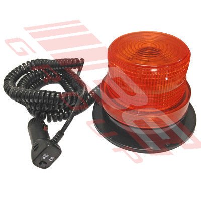 LED-WL-24V-001 - LED WARNING LIGHT - 36PCS LED - 24V - AMBER - TO SUIT - STROBE LIGHT - 3PCS STRONG MAGNET