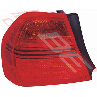 REAR LAMP - L/H - RED/AMBER - CERTIFIED - TO SUIT - BMW 3'S E90 2005-08 4DR