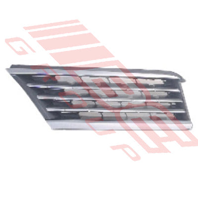 1601899-02 - GRILLE - R/H - CHROME/PAINTED DARK GREY - TO SUIT - NISSAN TIIDA & TIIDA LATIO - C11 - 2005- SEDAN