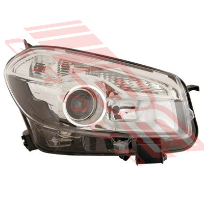 1621694-12 - HEADLAMP - R/H - ELECTRIC - TO SUIT - NISSAN QASHQAI/DUALIS - J10 - 2010- F/LIFT