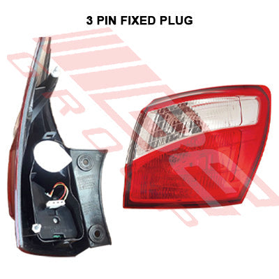 1621698-12 - REAR LAMP - R/H - LED - TO SUIT - NISSAN QASHQAI/DUALIS - J10 - 2010- F/LIFT