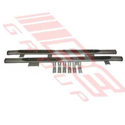 1645311-91 - RUNNING BOARD SET - SIDE STEP - 4 DOOR - TO SUIT - NISSAN NAVARA D40 2005-07