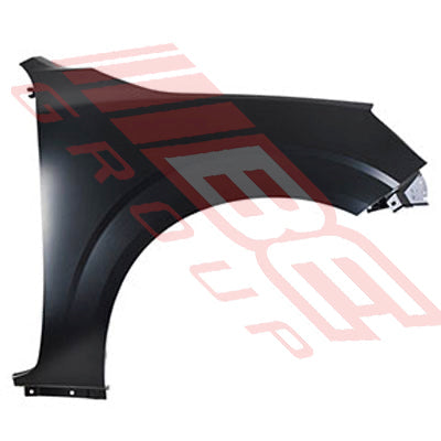 1645431-12 - FRONT GUARD - R/H - WITHOUT SIDE LAMP HOLE - NARROW BODY - TO SUIT - NISSAN NAVARA D23 NP300 2016-