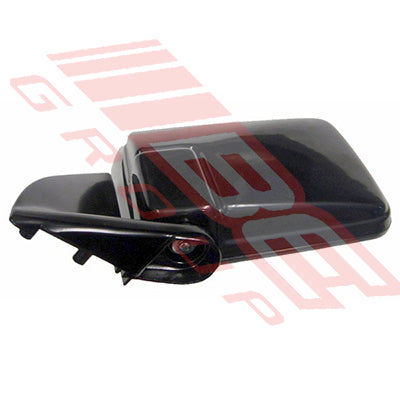 3705016-1 - DOOR MIRROR - CRNR MNTD - BLACK - L/H - TO SUIT - MITSUBISHI L200 2WD/4WD 1987-96