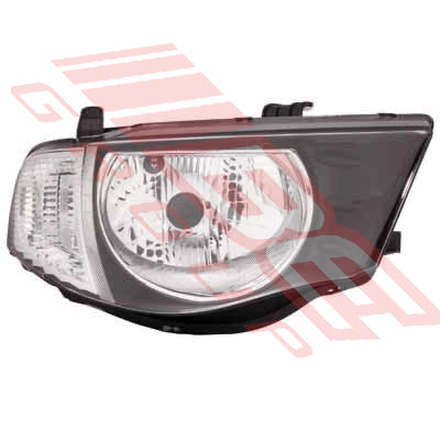3707594-12 - HEADLAMP - R/H - FOR DOUBLE CAB - TO SUIT - MITSUBISHI TRITON L200 2010- F/LIFT