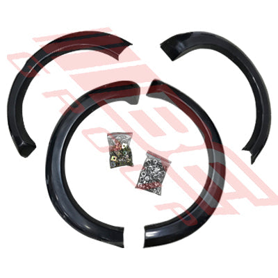 3707631-40 - FENDER FLARE SET - BOLT ON TYPE - BLACK - TO SUIT - MITSUBISHI TRITON L200 2015-