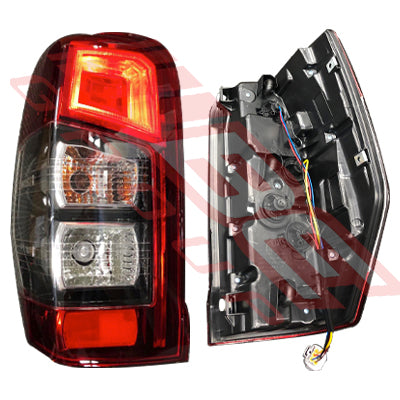 REAR LAMP - L/H - W/LED BRAKE LIGHT - W/O LED PARK LAMP STRIP - TO SUIT - MITSUBISHI TRITON L200 2019-