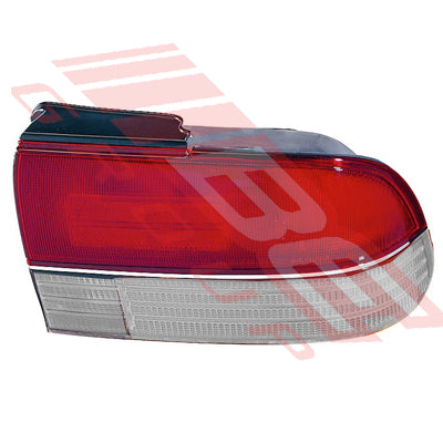 3740098-6G - REAR LAMP - R/H - RED/CLEAR/CLEAR - CHROME STRIP - TO SUIT - MITSUBISHI MAGNA TS 1994-96