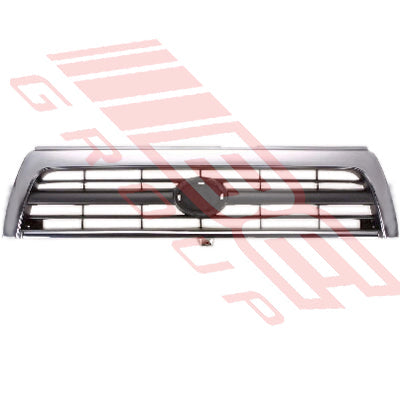 8126099-2 - GRILLE - CENTRE - CHROME/GREY - TO SUIT - TOYOTA HILUX 4WD/4 RUNNER KZN185 1996-