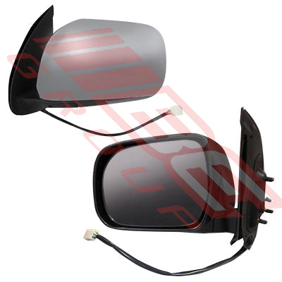 8128116-07 - DOOR MIRROR - L/H - ELECTRIC - CHROME - 5 X WIRE - FOLDING - TO SUIT - TOYOTA HILUX 2005-