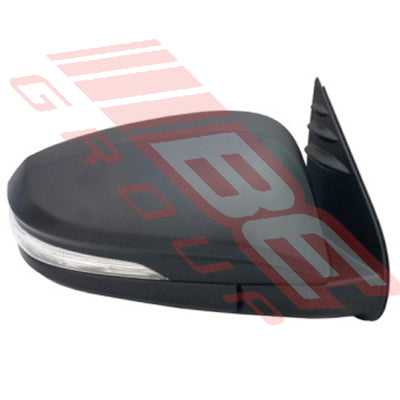 8128216-04 - DOOR MIRROR - R/H - BLACK - W/REPEATER - 7 X WIRE PLUG - FOLDING TYPE - TO SUIT - TOYOTA HILUX 2015-