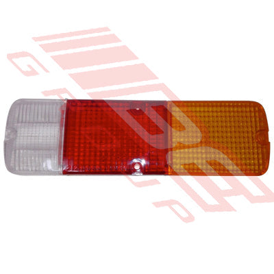 8129098-30 - REAR LAMP LENS - L/H=R/H - TO SUIT - TOYOTA LAND CRUISER FJ45 1975-77