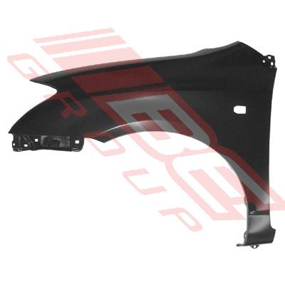 8179031-5 - FRONT GUARD - L/H - W/SLMP HOLE - TO SUIT - TOYOTA COROLLA ZZE 2002- HATCH