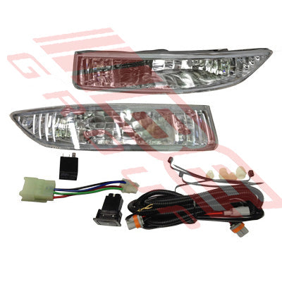 8179094-70G - FOG LAMP - SET - L&R - W/WIRING - TO SUIT - TOYOTA COROLLA ZZE 2002- SDN/WAG