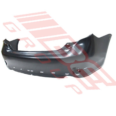 8179395-01 - REAR BUMPER - MAT/BLACK - W/SPOILER HOLE - TO SUIT - TOYOTA COROLLA 2007- SEDAN