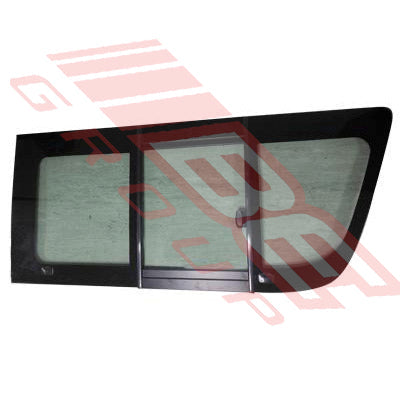 8194111-82 - GLASS - MIDDLE - W/SLIDING WINDOW - R/H 3 PIECE - TO SUIT - TOYOTA HIACE 2004-