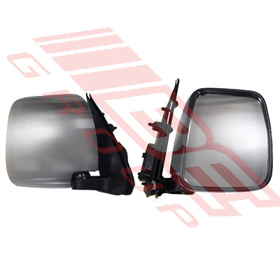 8194116-90 - DOOR MIRROR - R/H - CHROME - MANUAL VERTICAL TYPE - TO SUIT - TOYOTA HIACE 2014- F/LIFT LATE
