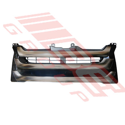8194199-23 - GRILLE - CHROME/BLACK - NARROW - TO SUIT - TOYOTA HIACE 2014- F/LIFT LATE