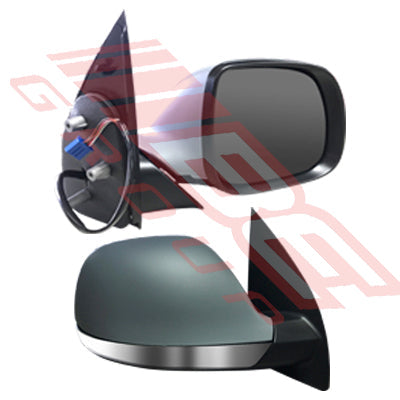 9562016-02 - DOOR MIRROR - R/H - ELECTRIC - HEATED - CHROME - TO SUIT - VOLKSWAGEN AMAROK 2010-