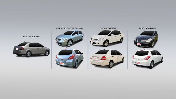 LAMPS TO SUIT NISSAN TIIDA 2005-