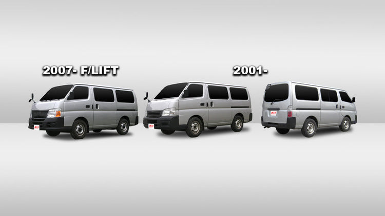 ACCESSORIES TO SUIT NISSAN CARAVAN/HOMY E25 2001-