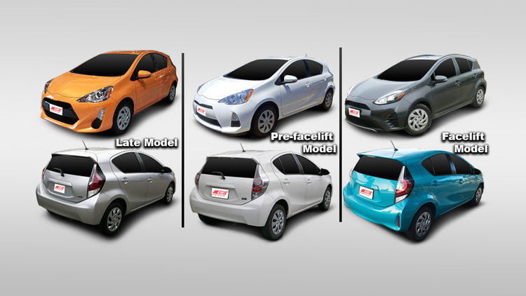 MIRRORS TO SUIT TOYOTA PRIUS C/AQUA - NHP10 - 5DR H/B - 2011-